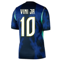 Camiseta Brasil Vinicius Junior #10 Segunda Equipación Replica Mundial 2026 mangas cortas